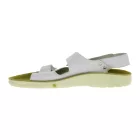 Slip-ellenálló hsm férfi work szandál, ESD-compatible, ódi bőr Cipő  SRC védelem class, papucs, professional Cipő, factory másodperc-kézi, B-, medical Cipő, fehér Méret: 43