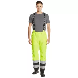   vízálló Helly Hansen Potsdam férfi Work Nadrág Bib Overalls  HellyTech levehető vissza Panel 71475_369 Neon sárga Méret: 4XL