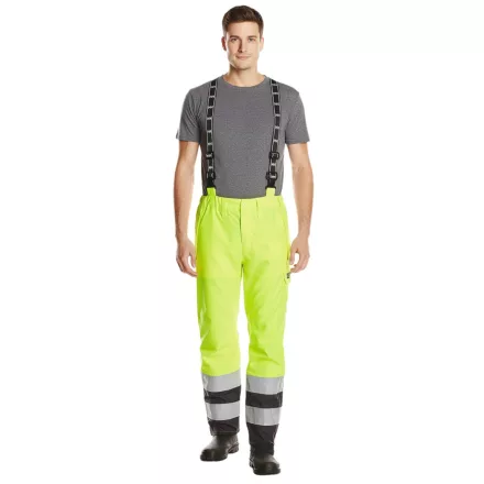 vízálló Helly Hansen Potsdam férfi Work Nadrág Bib Overalls  HellyTech levehető vissza Panel 71475_369 Neon sárga Méret: 4XL