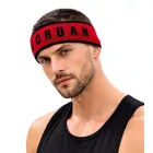 kifordítható NIKE Jordan Unisex férfi női Headband  hímzett Jumpman Logo sport kiegészítő sport Equipment N90383 fekete/piros Méret: N