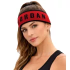 kifordítható NIKE Jordan Unisex férfi női Headband  hímzett Jumpman Logo sport kiegészítő sport Equipment N90383 fekete/piros Méret: N