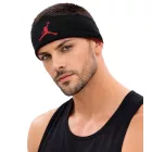 kifordítható NIKE Jordan Unisex férfi női Headband  hímzett Jumpman Logo sport kiegészítő sport Equipment N90383 fekete/piros Méret: N