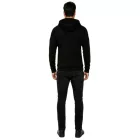 Modern Férfi Kötött Pulóver Kapucnis Pulóver Vastag kötött Hoodie Kötött Dzseki 13290 Fekete Méret:2XL