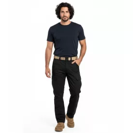   Practical ALPHA INDUSTRIES Agent férfi Cargo nadrág  6 zseb, pamut Nadrág 158205, fekete Méret: W29