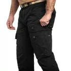 Practical ALPHA INDUSTRIES Agent férfi Cargo nadrág  6 zseb, pamut Nadrág 158205, fekete Méret: W29