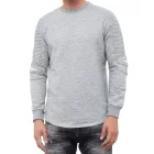 Urban férfi pulóver  ribbed ujj, pulóver Pulóver 19056 in rózsaszín, szürke, vagy zöld Méret: XL