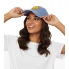 Csintalan TwinHeart Smiley Classic Baseball sapka Smiley folttal, pamut sapka, állítható karimájú, 4603M K258209 Világoskék Méret:N