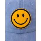 Csintalan TwinHeart Smiley Classic Baseball sapka Smiley folttal, pamut sapka, állítható karimájú, 4603M K258209 Világoskék Méret:N