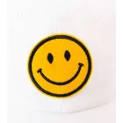 Cheeky ZWILLINGSHERZ Smiley Classic Baseball Sapka Smiley Patch-csel, Pamut Sapka, Állítható Karima, 4603M K258209 Fehér Méret:N