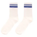 10 pár Comfortable ZWILLINGSHERZ női Tennis Zokni  szív Embroidery, Everyday Zokni, pamut Zokni 4603S K248141 fehér/kék Méret: N