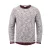 klasszikus tömör SDFlocks férfi pulóver  kerek nyakú pulóver 21102722ME-985 piros Méret: 2XL