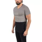 klasszikus tömör SDMingo férfi póló  kerek nyakú Ing 21300044ME-2842 szürke Méret: XL
