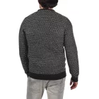 klasszikus BLEND BHCalisto férfi chunky kötött Pulóver  kerek nyakú kötött Pulóver 20711925ME-194007 fekete Méret: XL