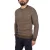 klasszikus BLEND BHCalisto férfi chunky kötött Pulóver  kerek nyakú kötött Pulóver 20711925ME-191116 barna Méret: XL