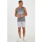 klasszikus BLEND BHAjo férfi chino Sort Rövidnadrág  zipper Sort Rövidnadrág 20712993ME-200274 szürke Méret: 2XL