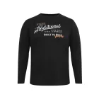 klasszikus BLEND BHDopper BT férfi longsleeve  kerek nyakú hosszú-újj Ing 20713446ME-194007 fekete Méret: 5XL