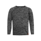 klasszikus BLEND BHDan BT férfi elegáns kötött Pulóver  kerek nyakú kötött Pulóver Plus sizes 20713439ME-194007 fekete Méret: 5XL