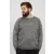 klasszikus BLEND BHDan BT férfi elegáns kötött Pulóver  kerek nyakú kötött Pulóver Plus sizes 20713439ME-200277 szürke Méret: 5XL