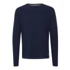klasszikus BLEND BHPullover férfi chunky kötött Pulóver  kerek nyakú kötött Pulóver 20712645-194024 kék Méret: S