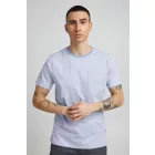 klasszikus tömör SDAnton férfi póló  kerek nyakú Ing 21106482-164033 kék Méret: XL