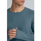 klasszikus 11 PROJECT PRFriko férfi elegáns kötött Pulóver  kerek nyakú kötött Pulóver 20714436ME-184217 kék Méret: XL