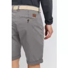 klasszikus 11 PROJECT PRFribus férfi Chino Sort Rövidnadrág including Öv  gomb és zipper, Sort Rövidnadrág 20714807ME-180000 szürke Méret: S