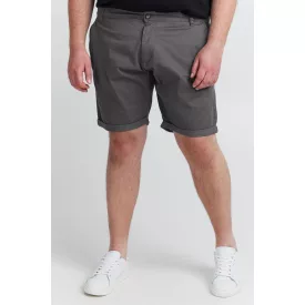   klasszikus tömör SDMontijo BT férfi chino Sort Rövidnadrág  zipper Sort Rövidnadrág 21300875-ME-792890 szürke Méret: 4XL
