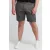 klasszikus tömör SDMontijo BT férfi chino Sort Rövidnadrág  zipper Sort Rövidnadrág 21300875-ME-792890 szürke Méret: 4XL