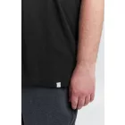 klasszikus tömör SDBedo BT férfi póló  V-nyak Ing 21300881-ME-194007 fekete Méret: 4XL