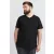 klasszikus tömör SDBedo BT férfi póló  V-nyak Ing 21300881-ME-194007 fekete Méret: 5XL