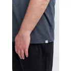 klasszikus tömör SDBedo BT férfi póló  V-nyak Ing 21300881-ME-1940101 kék Méret: 4XL