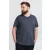 klasszikus tömör SDBedo BT férfi póló  V-nyak Ing 21300881-ME-1940101 kék Méret: 6XL