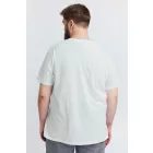 klasszikus tömör SDBedo BT férfi póló  V-nyak Ing 21300881-ME-110601 fehér Méret: 4XL