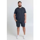 klasszikus tömör SDBedonno BT férfi póló  kerek nyakú Ing 21300883-ME-1940101 kék Méret: 4XL