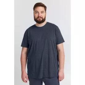   klasszikus tömör SDBedonno BT férfi póló  kerek nyakú Ing 21300883-ME-1940101 kék Méret: 5XL
