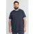 klasszikus tömör SDBedonno BT férfi póló  kerek nyakú Ing 21300883-ME-1940101 kék Méret: 6XL