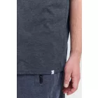 klasszikus tömör SDBedonno BT férfi póló  kerek nyakú Ing 21300883-ME-1940101 kék Méret: 6XL