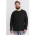 klasszikus tömör SDBedon BT férfi longsleeve  kerek nyakú hosszú-újj Ing 21300882-ME-194007 fekete Méret: 5XL