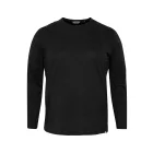klasszikus tömör SDBedon BT férfi longsleeve  kerek nyakú hosszú-újj Ing 21300882-ME-194007 fekete Méret: 5XL