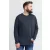 klasszikus tömör SDBedon BT férfi longsleeve  kerek nyakú hosszú-újj Ing 21300882-ME-1940101 kék Méret: 3XL