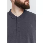 klasszikus tömör SDBanjo BT férfi polo Ing  3-gomb placket Ing 21300884-ME-798991 kék Méret: 4XL