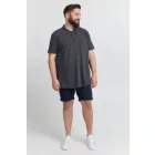 klasszikus tömör SDBanjo BT férfi polo Ing  3-gomb placket Ing 21300884-ME-798991 kék Méret: 6XL