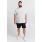 klasszikus tömör SDBanjo BT férfi polo Ing  3-gomb placket Ing 21300884-ME-790001 fehér Méret: 4XL