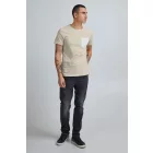 klasszikus BLEND BHBenedikt férfi póló  kerek nyakú Ing 20714408ME-141107 szürke Méret: XL