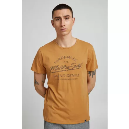 klasszikus BLEND BHAmatus férfi póló  kerek nyakú Ing 20714728ME-171040 sárga Méret: 2XL