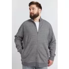 klasszikus BLEND BHLenner BT férfi sweat dzseki kabát Kabát  tartó-up nyaklánc dzseki kabát Kabát Plus sizes 20714929ME-200277 szürke Méret: 4XL