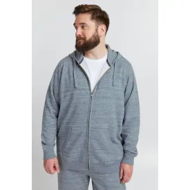   klasszikus BLEND BT Velno férfi hooded dzseki kabát Kabát  zipper sweat dzseki kabát Kabát Plus sizes 20714928ME-194013 kék Méret: 4XL