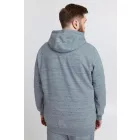 klasszikus BLEND BT Velno férfi hooded dzseki kabát Kabát  zipper sweat dzseki kabát Kabát Plus sizes 20714928ME-194013 kék Méret: 6XL