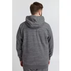 klasszikus BLEND BT Velno férfi kapucnis cipzáras pulóver Plus size 20714928ME-200277 Szürke Méret:5XL