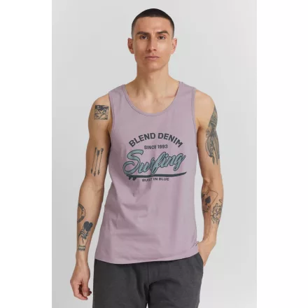 klasszikus BLEND BDLingo férfi tank Top  kerek nyakú Top 20714921ME-173808 lila Méret: XL
